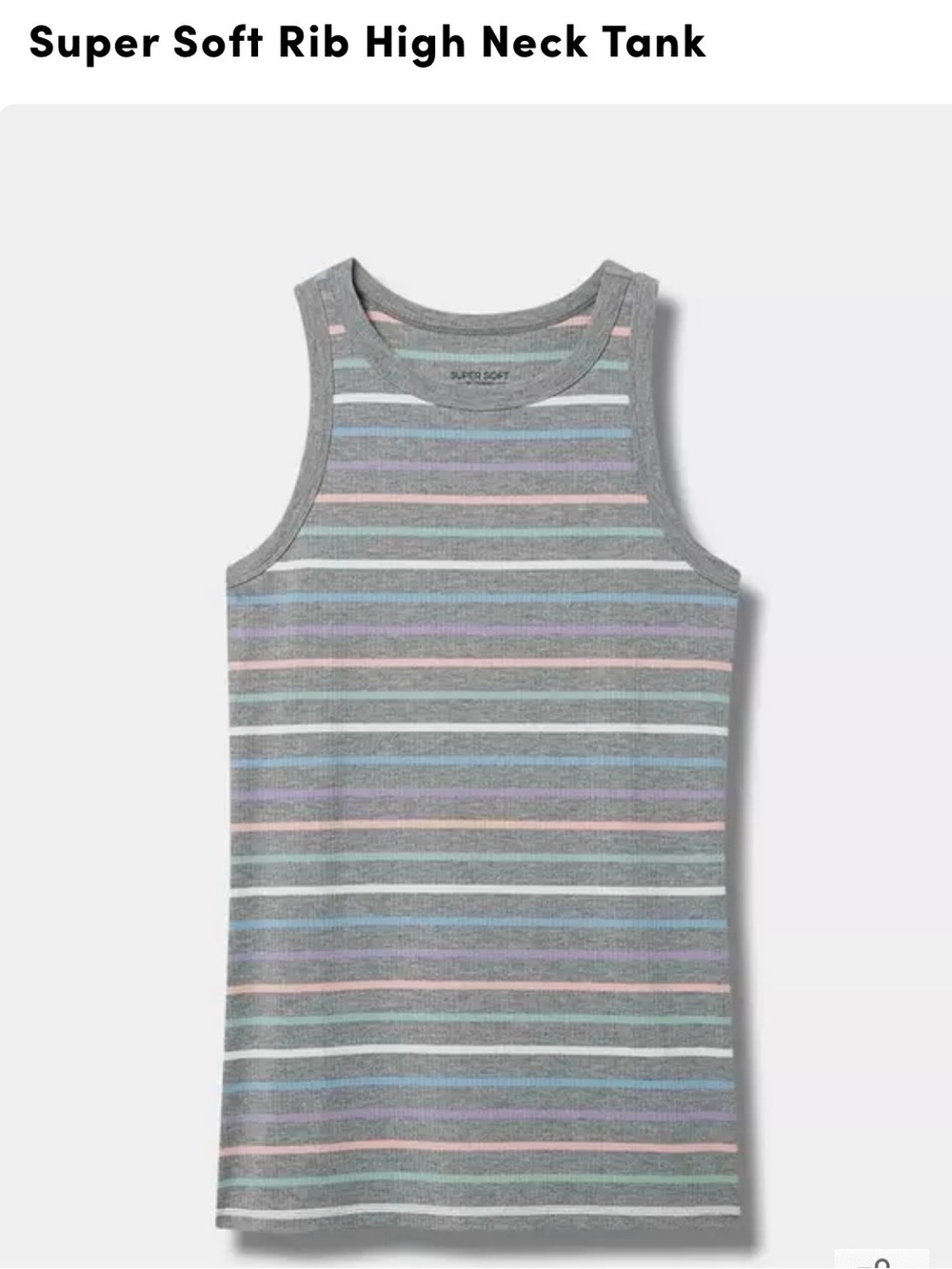 Torrid women’s size 1 Super Soft Rib High Neck Tank